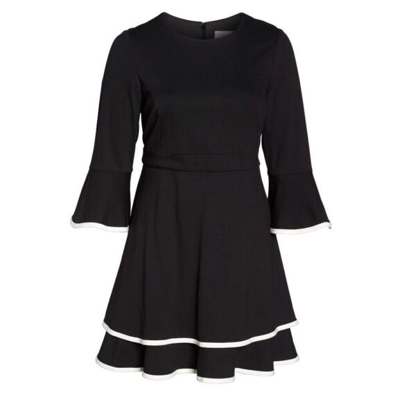 ✨Eliza J Bell Sleeve Tiered Fit & Flare Sz 18W Dress✨ - Picture 6 of 11